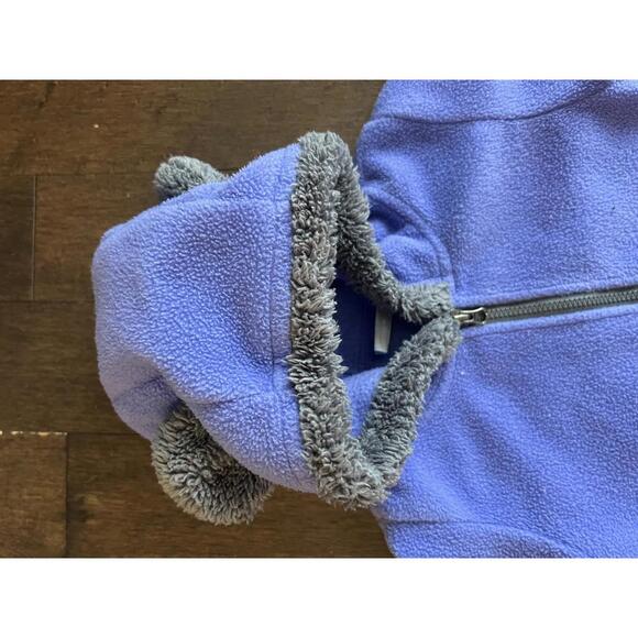 Columbia Fleece Onesie with Hood and Bear Ears - Picture 3 of 5